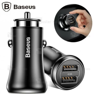 شارژر فندکی 2 پورت 4.8 آمپر بیسوس Baseus Gentleman F635 Dual USB