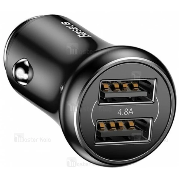 شارژر فندکی 2 پورت 4.8 آمپر بیسوس Baseus F635 Gentleman Dual USB