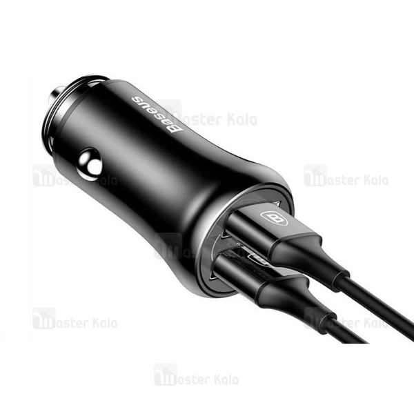 شارژر فندکی 2 پورت 4.8 آمپر بیسوس Baseus F635 Gentleman Dual USB