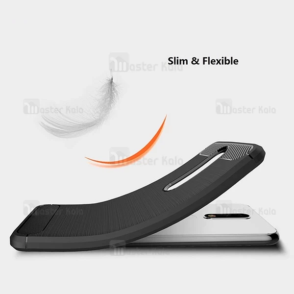 قاب فیبر کربنی Nokia 3.1 Plus / X3 Fiber Carbon Rugged Armor Case