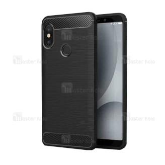 قاب محافظ ژله ای شیائومی Xiaomi Redmi S2 / Redmi Y2 Rugged Armor Fiber Carbon