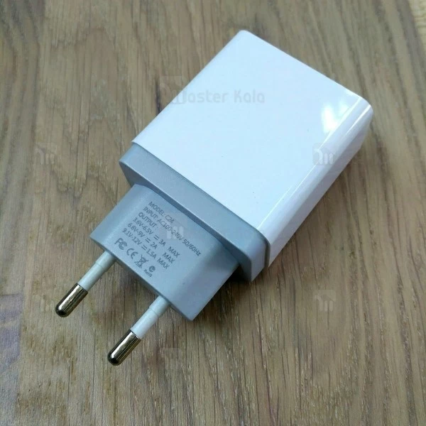 شارژر دیواری فست شارژ 3 آمپر Qualcomm 3.0 هوکو HOCO C24 USB Charger