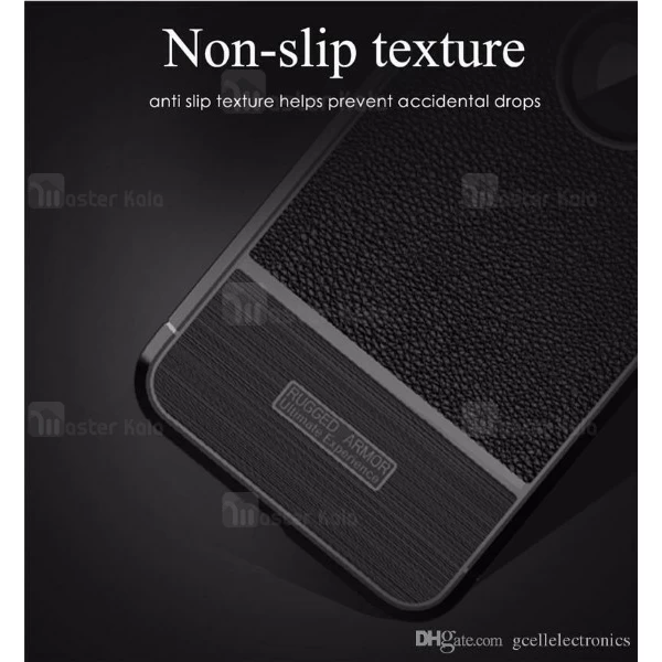 قاب فیبر کربنی Apple iPhone XR Becation Litchi Rugged Armor Case