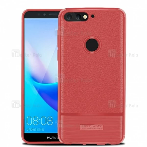قاب فیبر کربنی Huawei Y6 2018/Y6 Prime 2018/Honor 7A Becation Litchi Rugged Armor Case