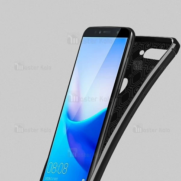 قاب فیبر کربنی Huawei Y6 2018/Y6 Prime 2018/Honor 7A Becation Litchi Rugged Armor Case