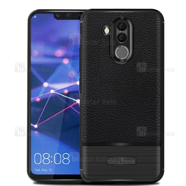 قاب فیبر کربنی Huawei Mate 20 Lite Becation Litchi Rugged Armor Case