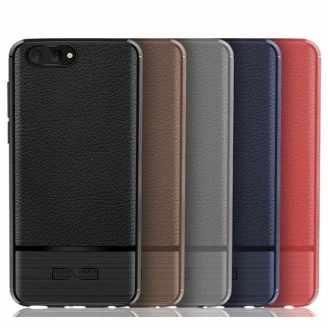 قاب فیبر کربنی Becation Litchi Rugged Armor برای Huawei Honor 7C / Y7 Prime 2018