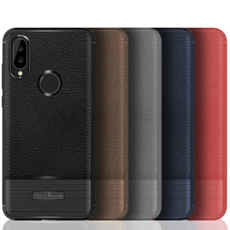 قاب فیبر کربنی Becation Litchi Rugged Armor برای Huawei Nova 3e / P20 Lite