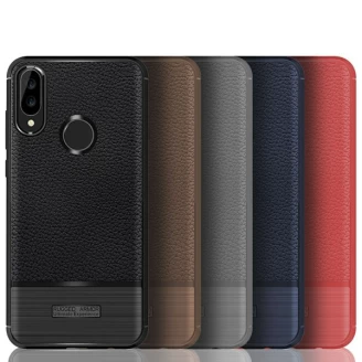 قاب فیبر کربنی Becation Litchi Rugged Armor برای Huawei Nova 3i / P Smart Plus