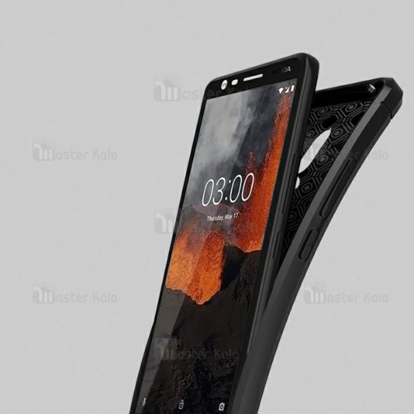 قاب فیبر کربنی Nokia 2.1 2018 Becation Litchi Rugged Armor Case