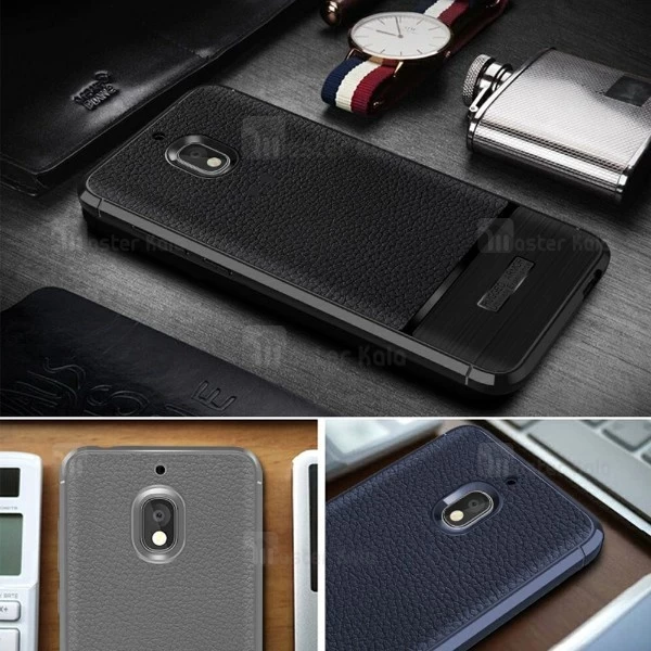 قاب فیبر کربنی Nokia 2.1 2018 Becation Litchi Rugged Armor Case