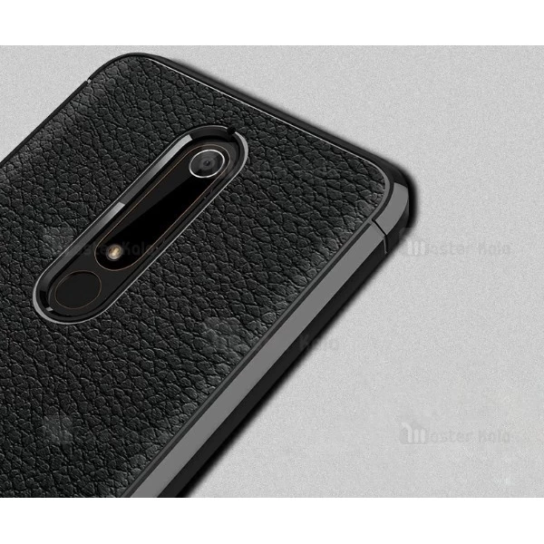 قاب فیبر کربنی Nokia 6.1 2018 Becation Litchi Rugged Armor Case