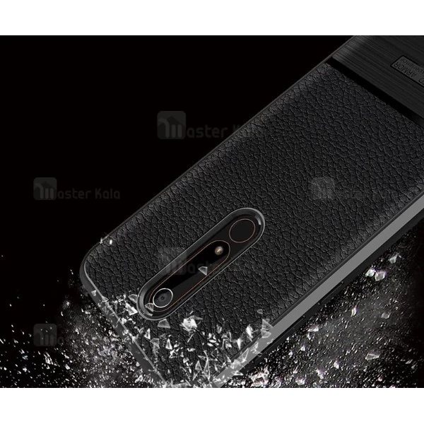 قاب فیبر کربنی Nokia 6.1 2018 Becation Litchi Rugged Armor Case