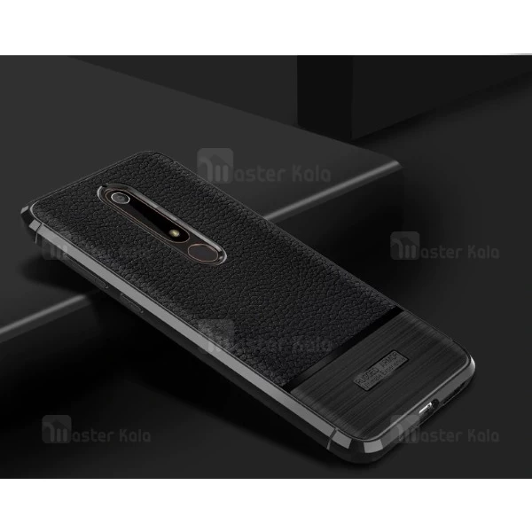 قاب فیبر کربنی Nokia 6.1 2018 Becation Litchi Rugged Armor Case