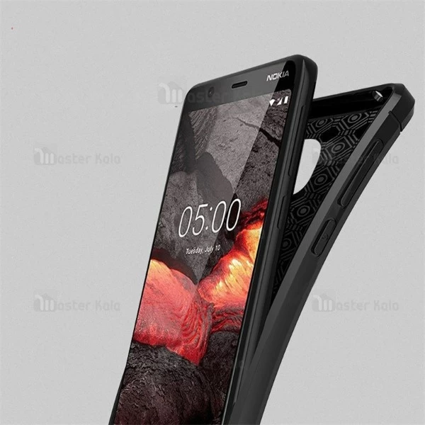 قاب فیبر کربنی Nokia 6.1 Plus / X6 Becation Litchi Rugged Armor Case