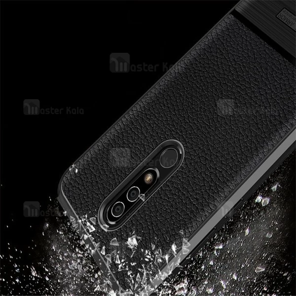 قاب فیبر کربنی Nokia 5.1 Plus / X5 Becation Litchi Rugged Armor Case