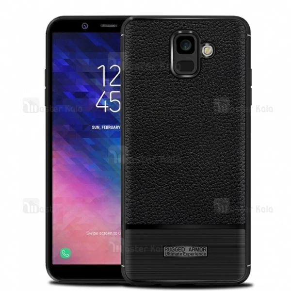 قاب فیبر کربنی Samsung Galaxy A6 2018 Becation Litchi Rugged Armor Case