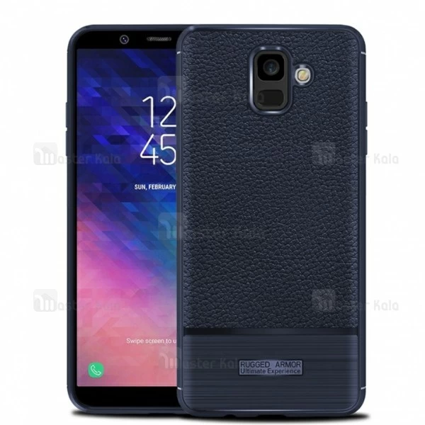 قاب فیبر کربنی Samsung Galaxy A6 2018 Becation Litchi Rugged Armor Case