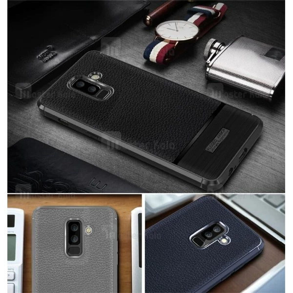 قاب فیبر کربنی Samsung Galaxy A6 Plus 2018 Becation Litchi Rugged Armor Case