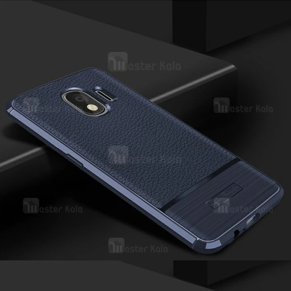 قاب فیبر کربنی Samsung Galaxy J4 2018 / J400 Becation Litchi Rugged Armor Case