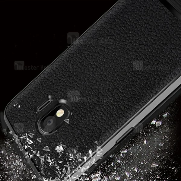 قاب فیبر کربنی Samsung Galaxy J4 2018 / J400 Becation Litchi Rugged Armor Case