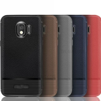 قاب فیبر کربنی Becation Litchi Rugged Armor برای Samsung Galaxy J4 2018 / J400