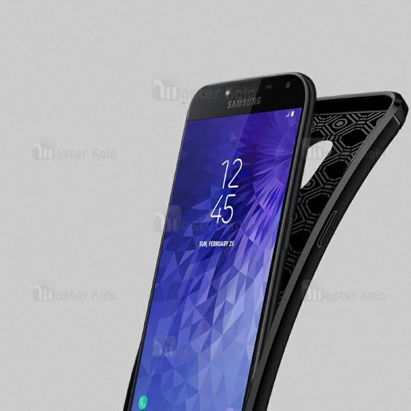 قاب فیبر کربنی Samsung Galaxy J4 2018 / J400 Becation Litchi Rugged Armor Case