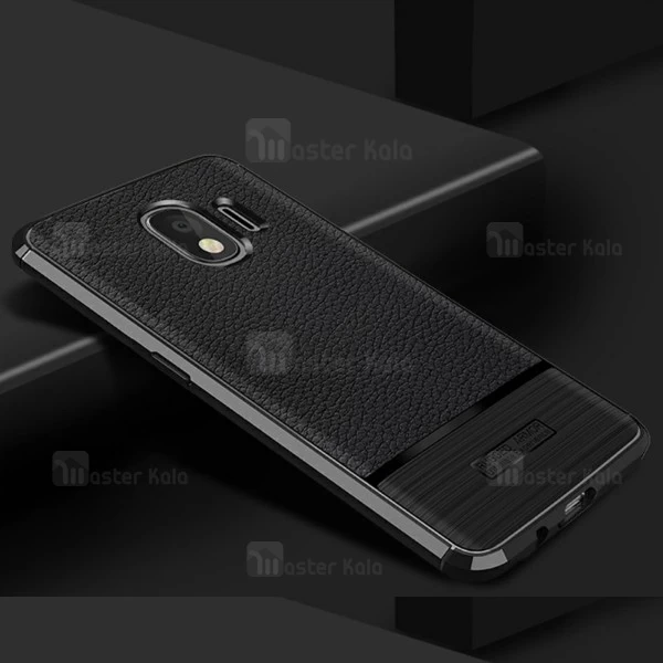 قاب فیبر کربنی Samsung Galaxy J4 2018 / J400 Becation Litchi Rugged Armor Case