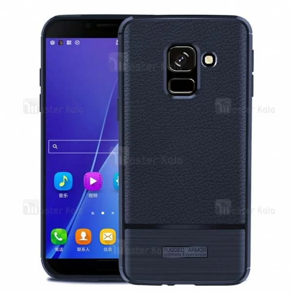 قاب فیبر کربنی Samsung Galaxy J6 2018 / J600 Becation Litchi Rugged Armor Case