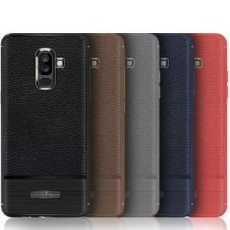 قاب فیبر کربنی Becation Litchi Rugged Armor برای Samsung Galaxy J8 2018 / J810