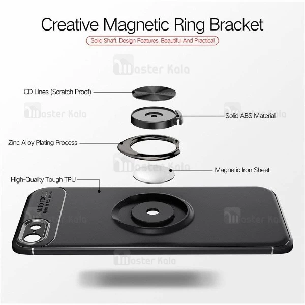قاب Becation Auto Focus Magnetic Ring Case Xiaomi Mi Max 2