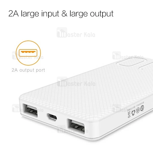 پاوربانک 2 پورت 10000 میلی آمپر Meiyi i10 Power Bank