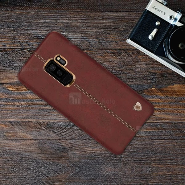 کاور محافظ چرمی نیلکین مدل Englon مناسب Samsung Galaxy S9 Plus
