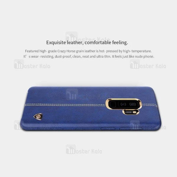 کاور محافظ چرمی نیلکین مدل Englon مناسب Samsung Galaxy S9 Plus