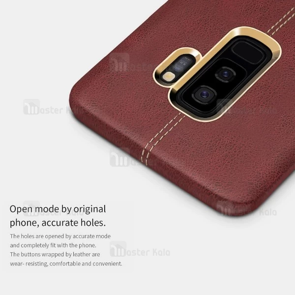 کاور محافظ چرمی نیلکین مدل Englon مناسب Samsung Galaxy S9 Plus