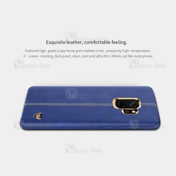 کاور محافظ چرمی نیلکین مدل Englon مناسب Samsung Galaxy S9