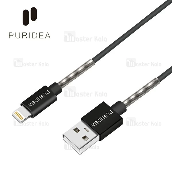 کابل لایتنینگ پوریدا Puridea L18 Premium Charge And Data توان 2.4 آمپر