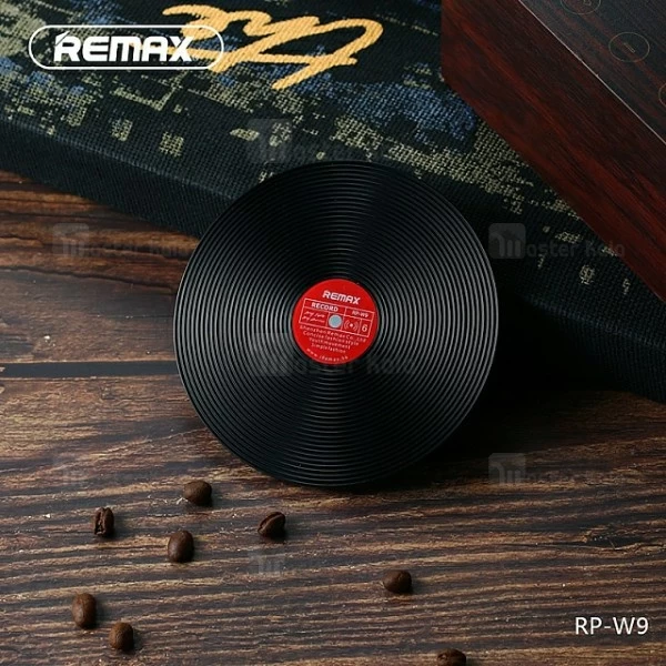 شارژر وایرلس 10 وات ریمکس Remax RP-W9 Vinyl Wireless Charger طرح گرامافون