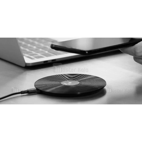 شارژر وایرلس 10 وات ریمکس Remax RP-W9 Vinyl Wireless Charger طرح گرامافون