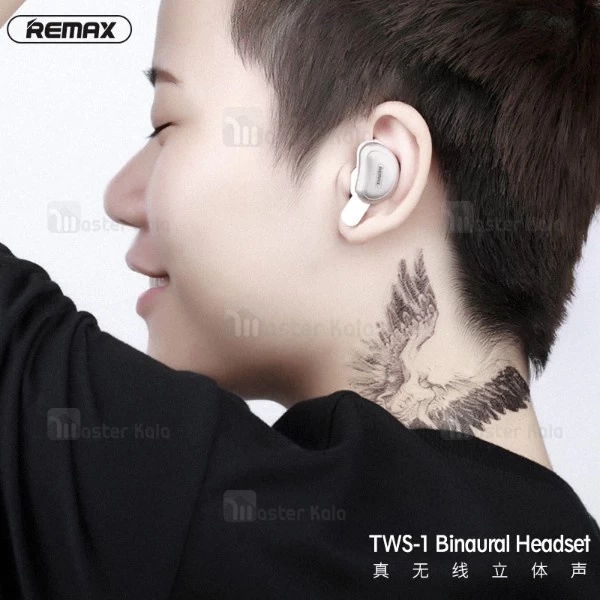 هندزفری بلوتوث دو تایی ریمکس Remax tws-1 Earphone به همراه داک شارژ