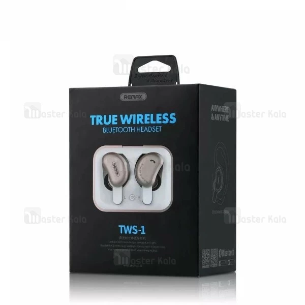 هندزفری بلوتوث دو تایی ریمکس Remax tws-1 Earphone به همراه داک شارژ