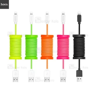 کابل کنفی لایتنینگ هوکو hoco U12 Silica توان 2.4 آمپر