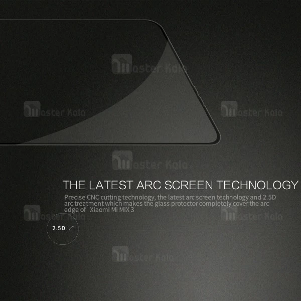 محافظ صفحه نمایش شیشه ای تمام صفحه نیلکین Nillkin Amazing CP+ Xiaomi Mi Mix 3
