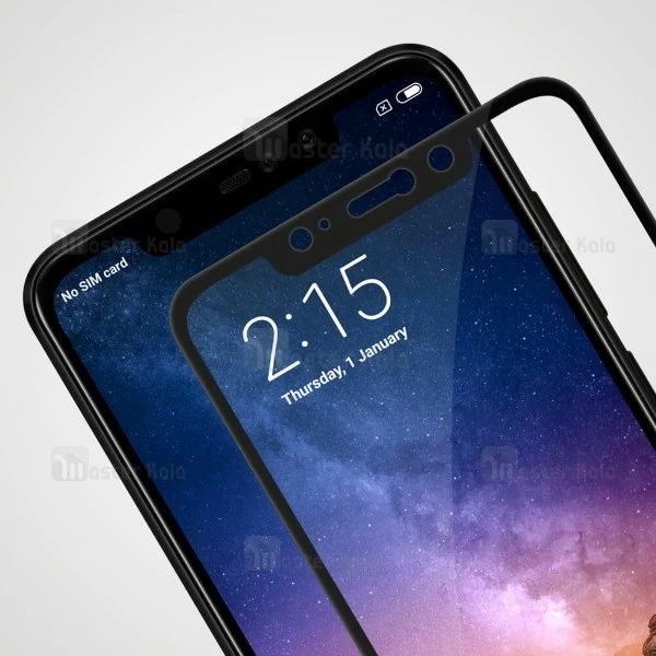 محافظ صفحه نمایش شیشه ای تمام صفحه نیلکین Nillkin Amazing CP+ Xiaomi Redmi Note 6 Pro