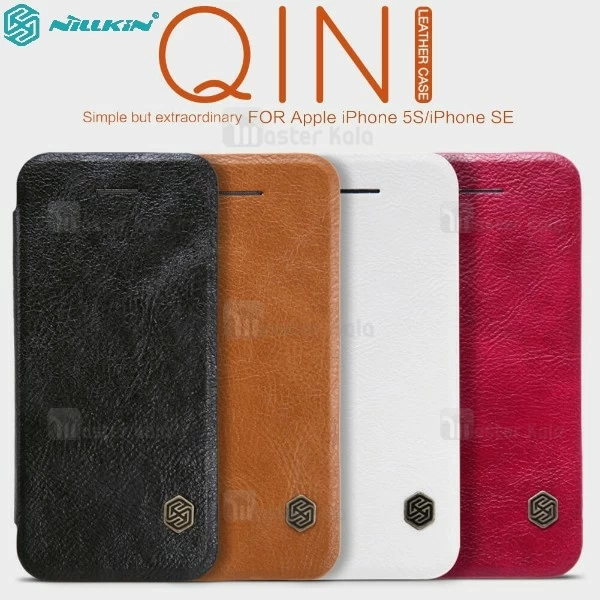 کیف چرمی نیلکین آیفون Apple iPhone 5 / 5S / SE Nillkin Qin