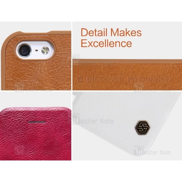 کیف چرمی نیلکین آیفون Apple iPhone 5 / 5S / SE Nillkin Qin