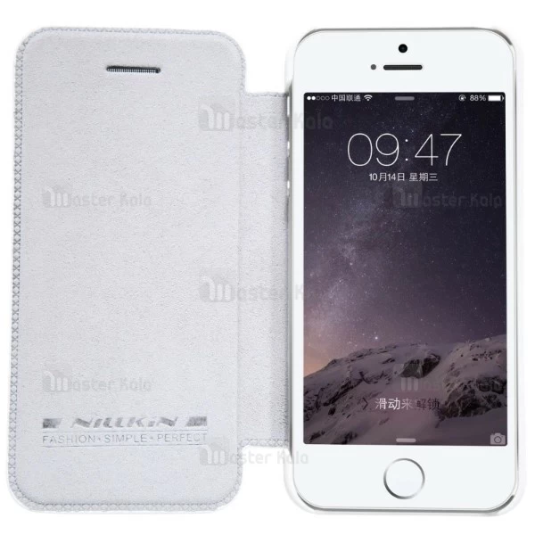 کیف چرمی نیلکین آیفون Apple iPhone 5 / 5S / SE Nillkin Qin