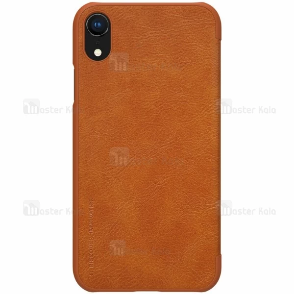 کیف چرمی نیلکین آیفون Apple iPhone XR Nillkin Qin Leather Case