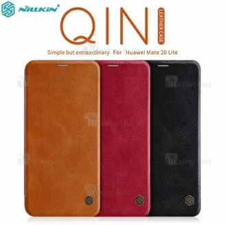 کیف چرمی نیلکین هواوی Huawei Mate 20 Lite Nillkin Qin Leather Case