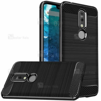 قاب محافظ ژله ای نوکیا Nokia 7.1 Fiber Carbon Rugged Armor